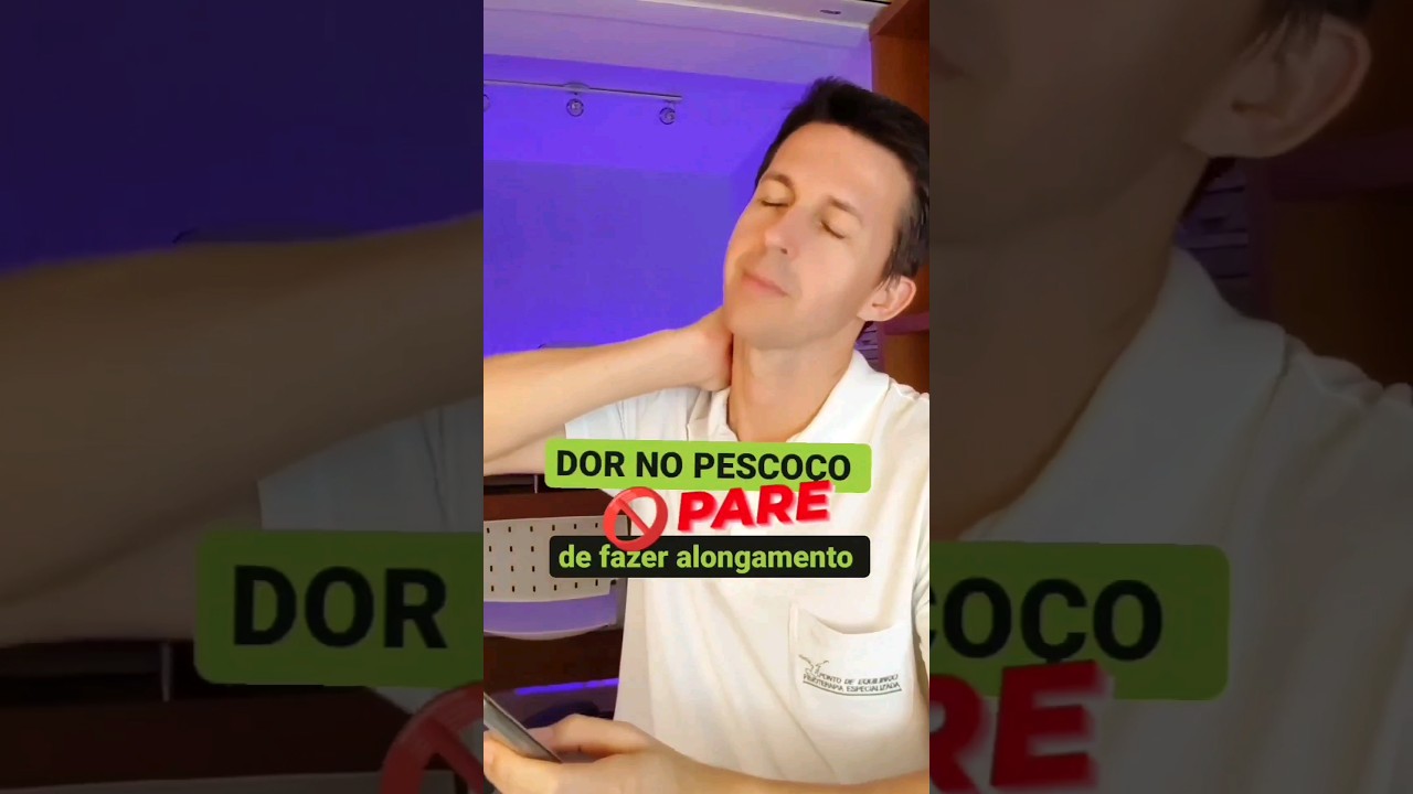 Dor no pesco&ccedil;o como aliviar na hora com esse exerc&iacute;cio