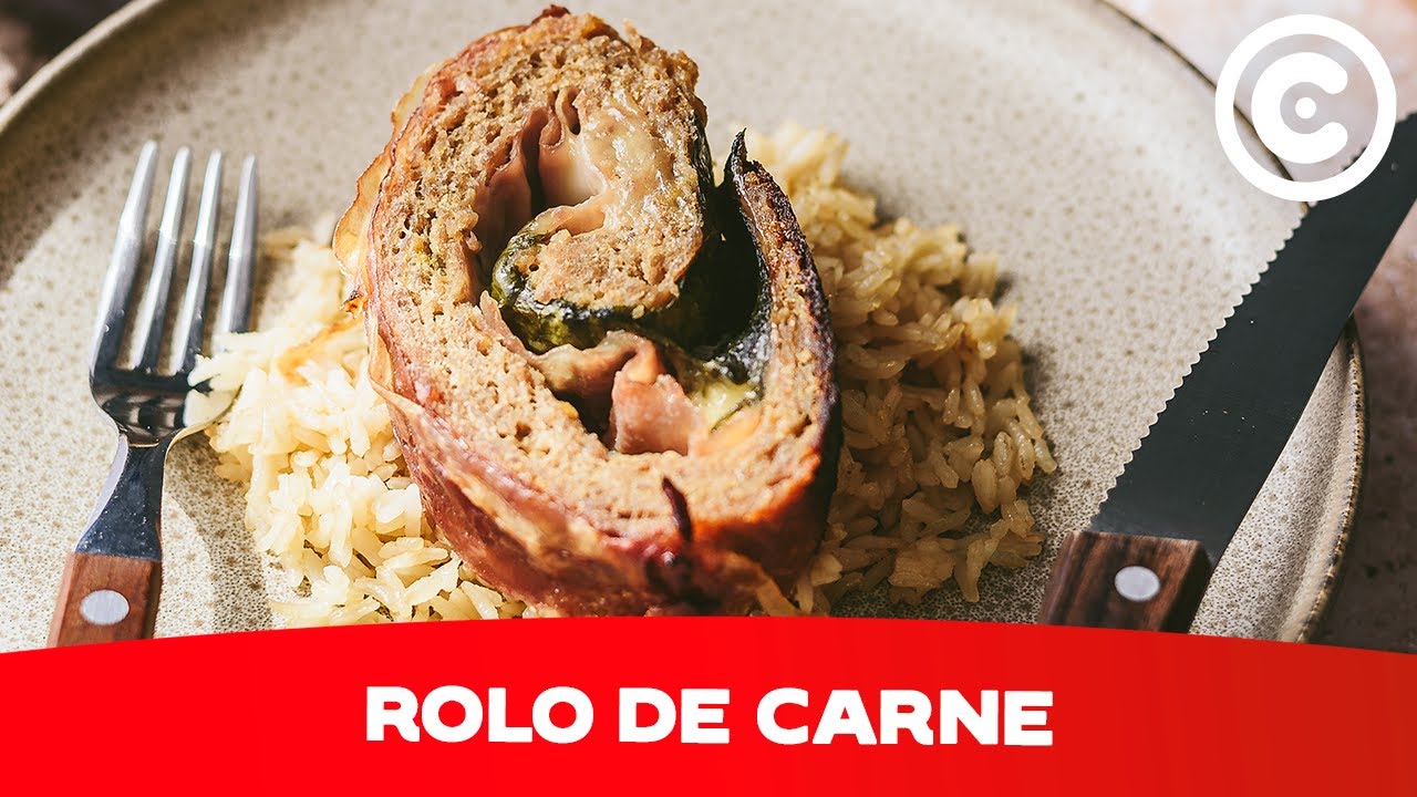 Clássico e saboroso Rolo de Carne