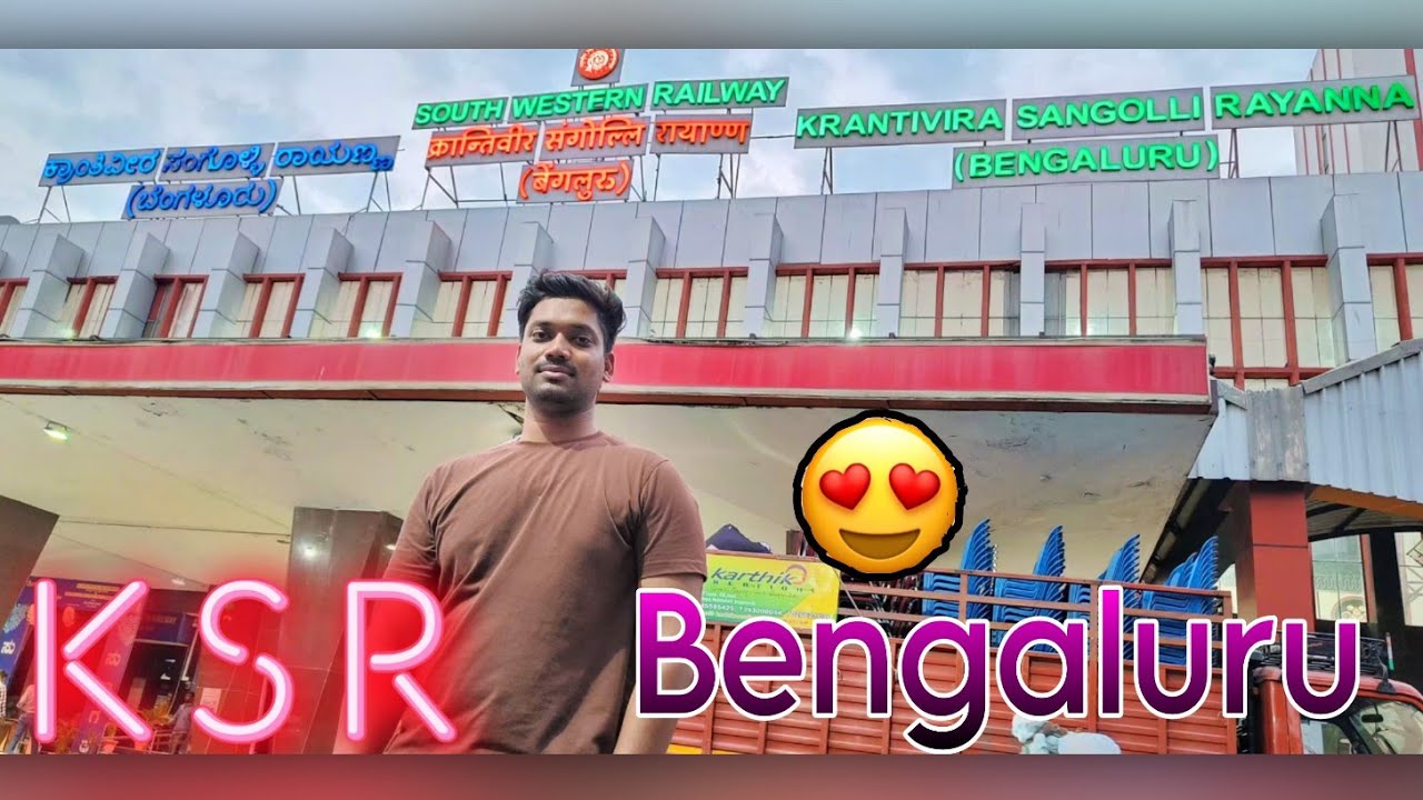 KSR Bengaluru railway station 🚂 Largest Railway station in india 😲🔥