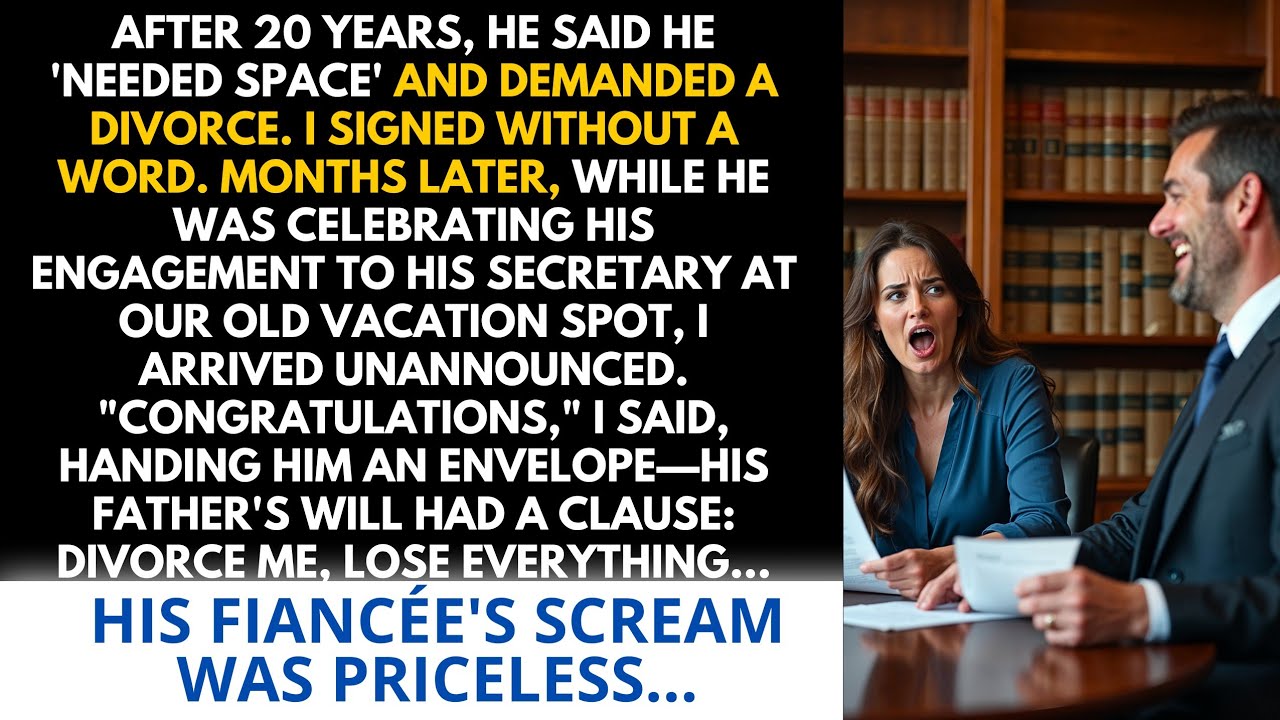 AFTER 20 YEARS, HE SAID HE 'NEEDED SPACE' AND DEMANDED A DIVORCE.