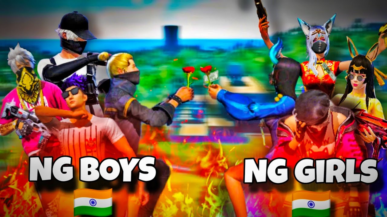 NG GIRLS 🇮🇳 VS NG BOYS 🌍 UNEXPECTED MATCH 😱 NONSTOP REACTION 'OMG' 🫣#freefire#notx1mff#nonstopgaming