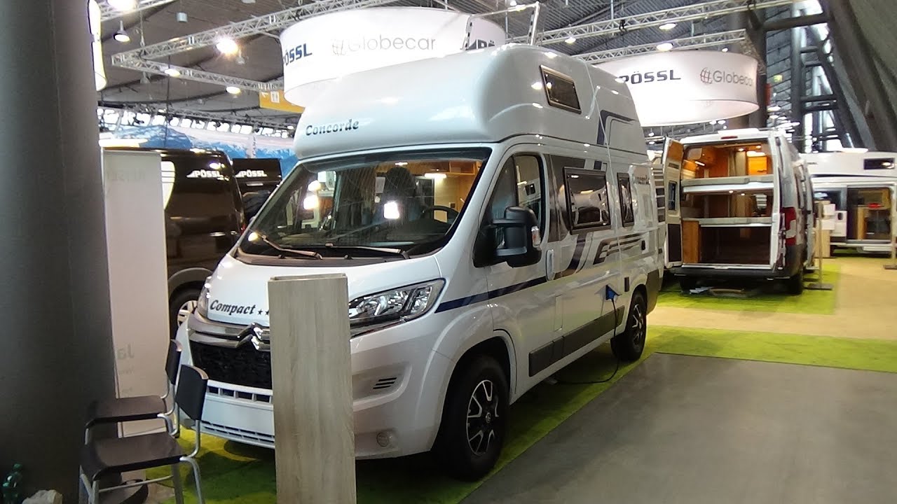 2018 Poessl Concorde Compact Citroen - Exterior and Interior - Caravan Show CMT Stuttgart 2018