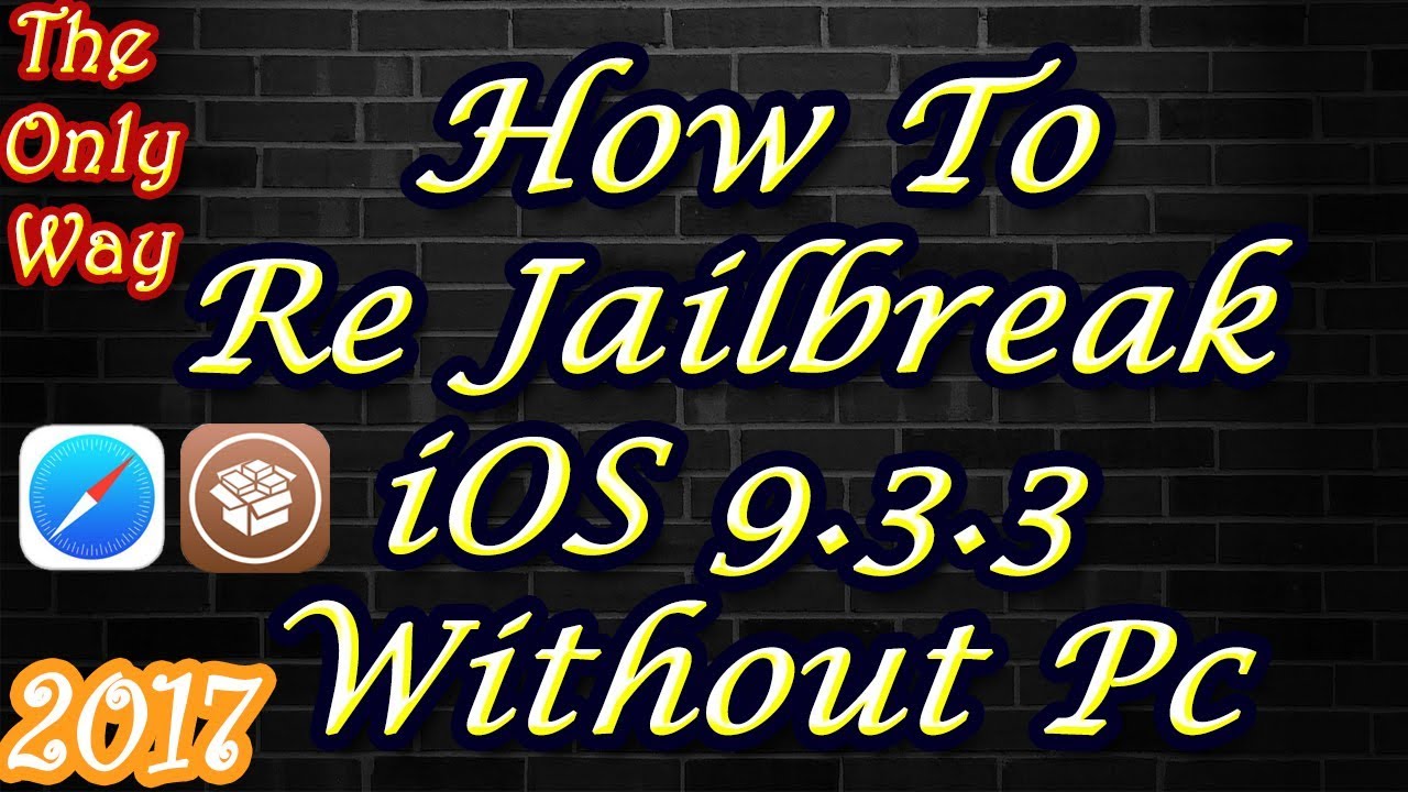 How To Re-Jailbreak iPhone 2018