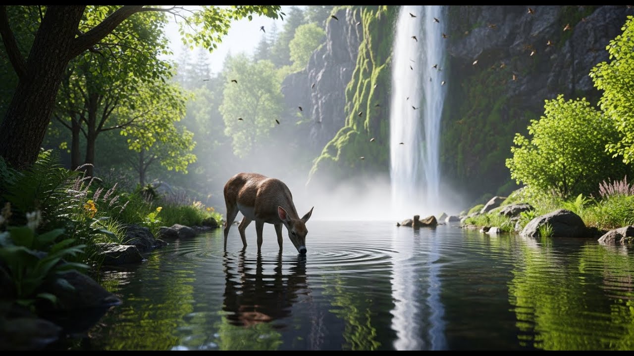 Relaxing Sleep Music with Water Sounds for Calm Mind