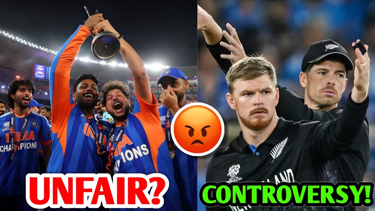 India T20 World Cup Win CONTROVERSY 🚨 Final Pitch Criticized 😳 IND vs NZ Cricket News