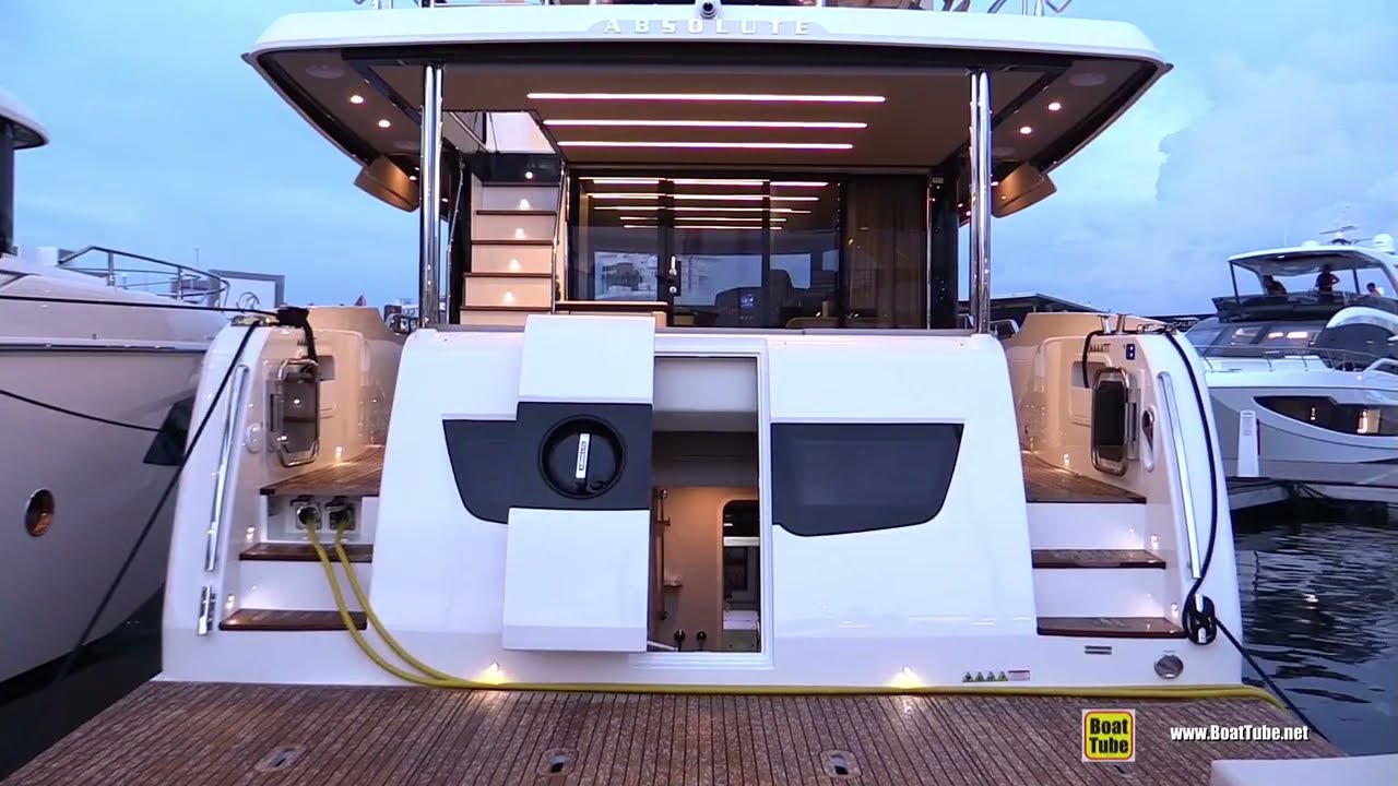 Versatile & Spacious ! 2022 Absolute Navetta 58 Motor Yacht