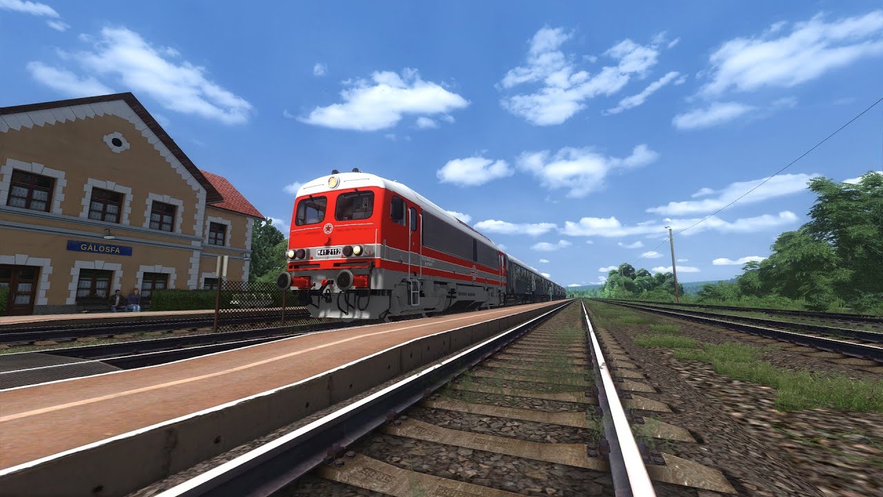 Train Simulator Classic MÁV 54 vasútvonal M41 2112 Retro Személyvonat