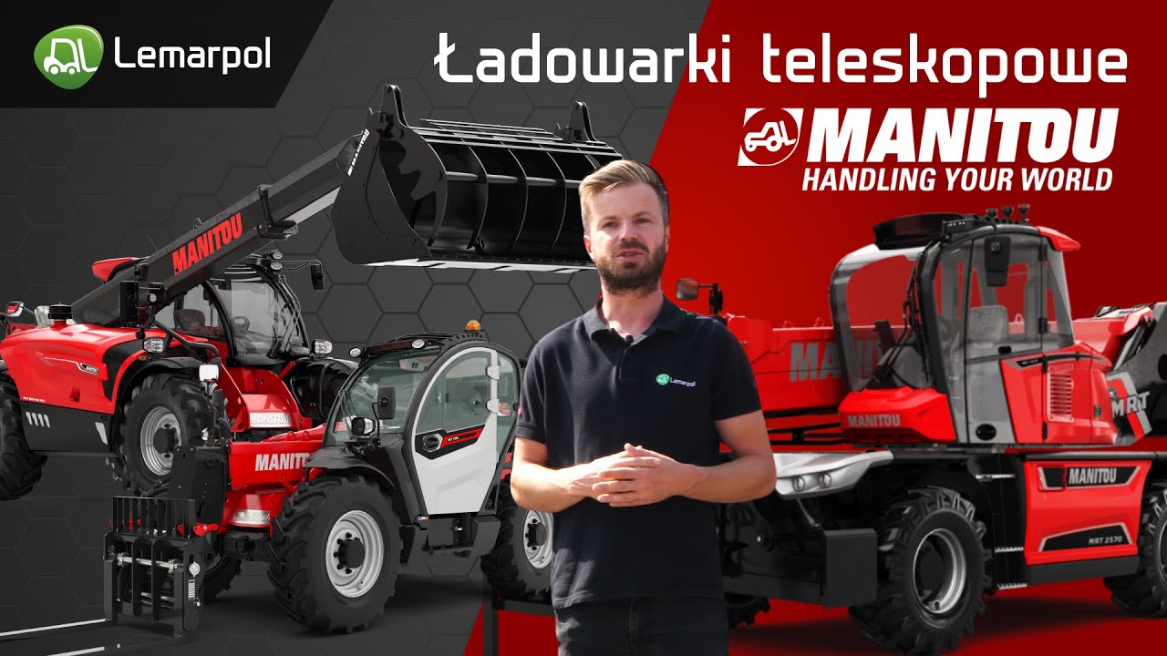 Ładowarki teleskopowe Manitou - MRT, MT, MLT - wyjaśnienie oznaczeń, lista, wersje. Odc.1