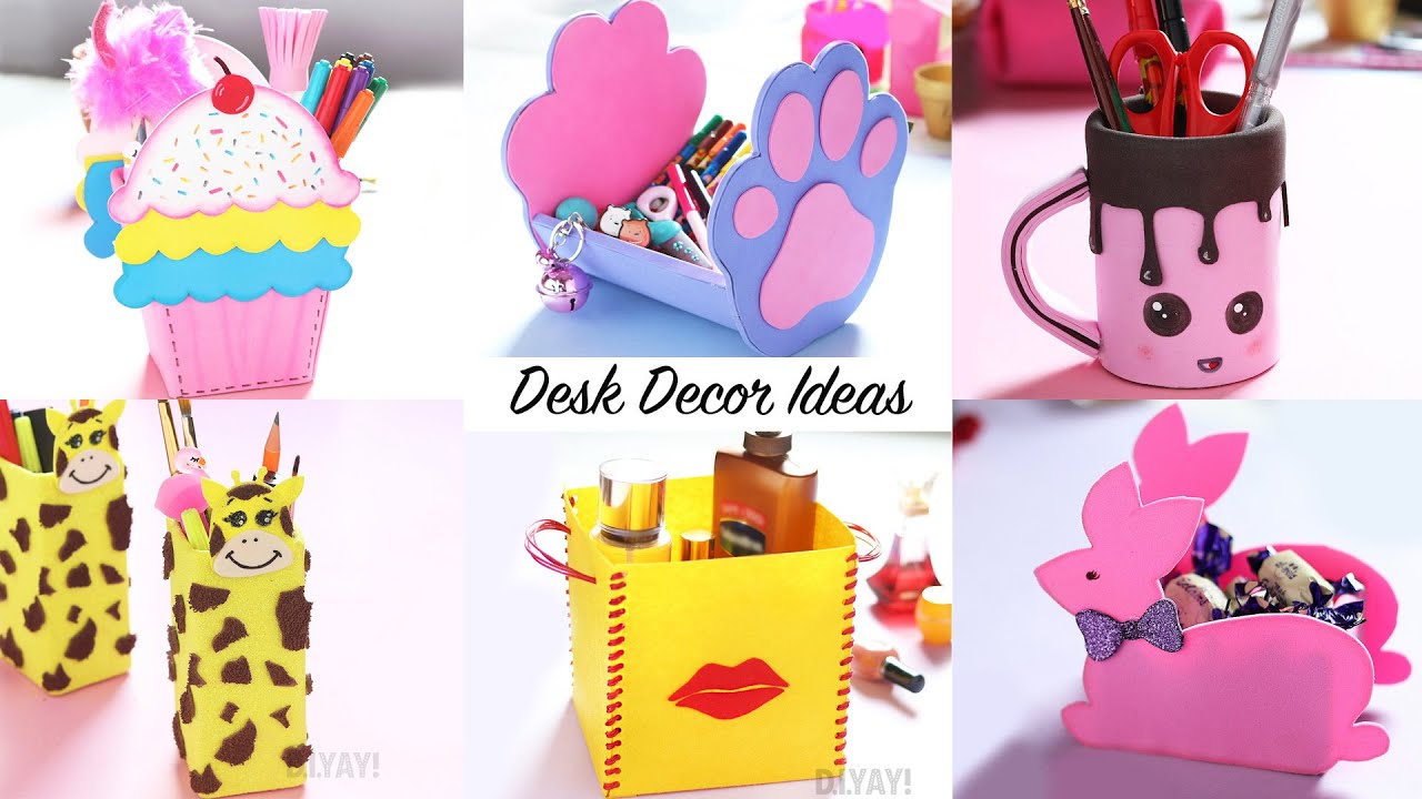 DESK ORGANIZATION IDEAS | Desk Organizer | Desk Decor
