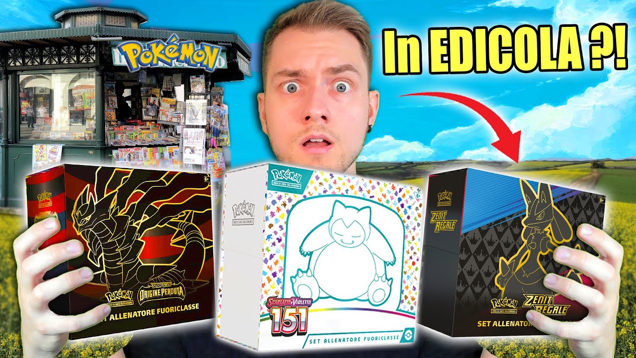 Questi PRODOTTI di carte Pokèmon sono appena TORNATI in EDICOLA! Perderli è un ERRORE MADORNALE.