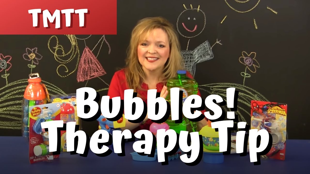 BUBBLES! Therapy Tip of the Week 3.19.14 from teachmetotalk.com