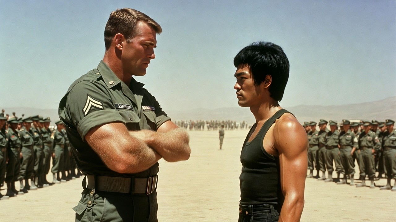 Bruce Lee auf Militärbasis: Fallschirmjäger 1.93m 