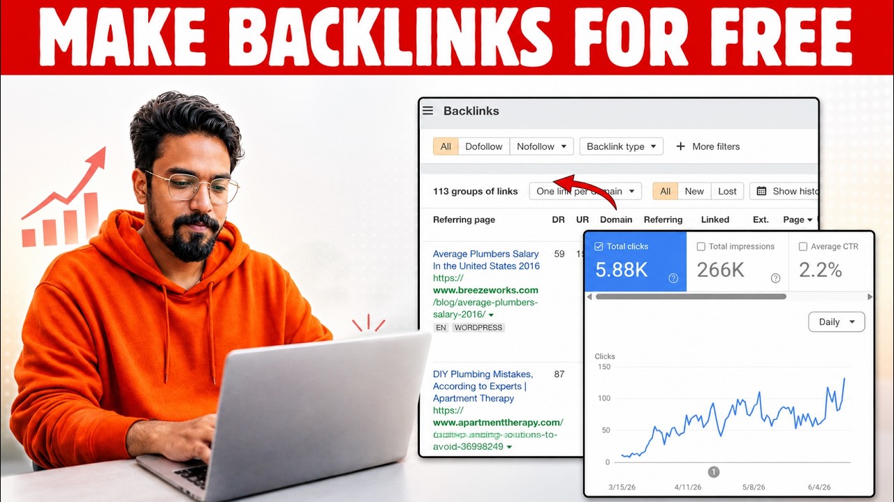 Link Building tutorial for Beginners ( Only Free Method )