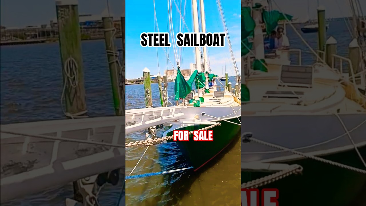 STEEL SAILBOAT #boatforsale #sailboat #sailboats #yacht #yachts #sailboatlife #boats #boat #sailing