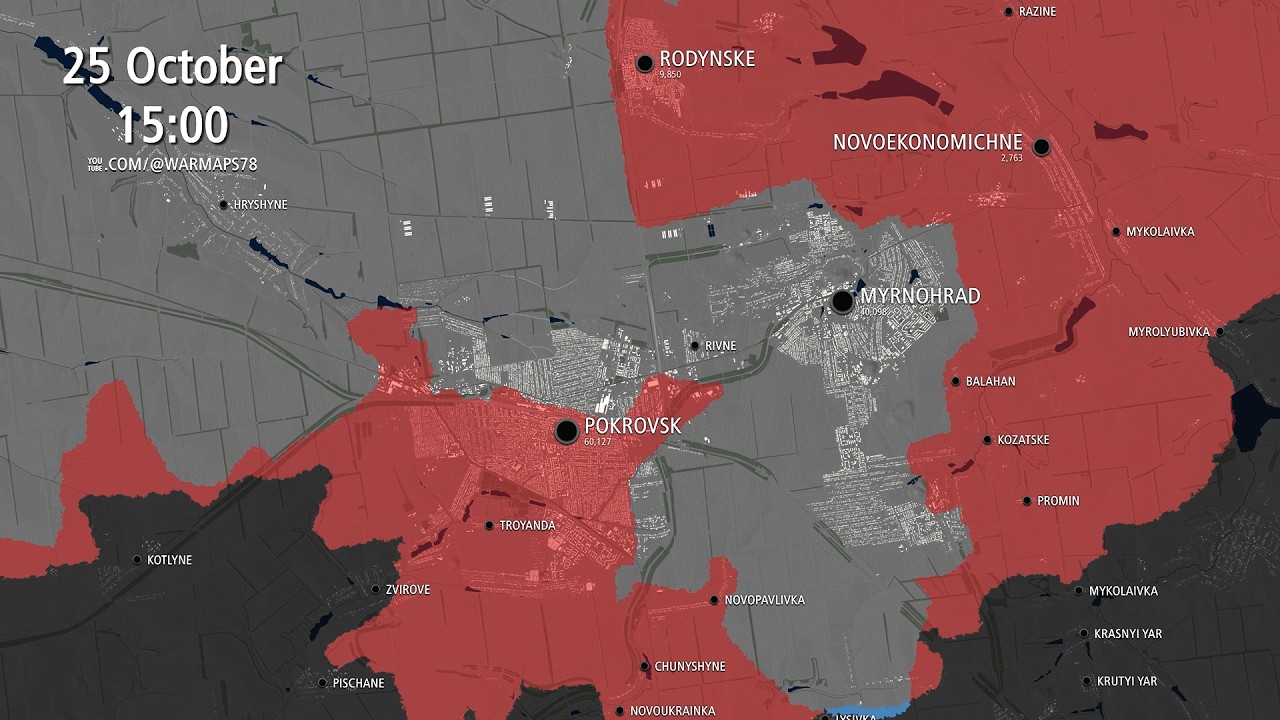 Russian Invasion of Ukraine: Pokrovsk Offensive - Every Day [MAY 1 - OCT 25 2025]