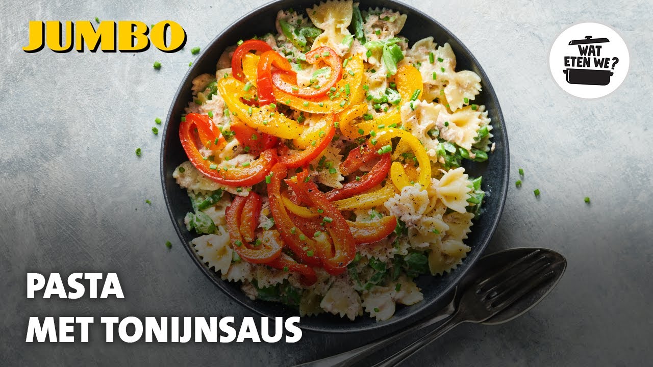 Wat eten we? Pasta met tonijnsaus