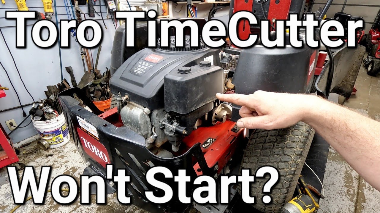 Toro Timecutter не заводится, нет мощности, глохнет при снятии дроссельной заслонки, глохнет на н...