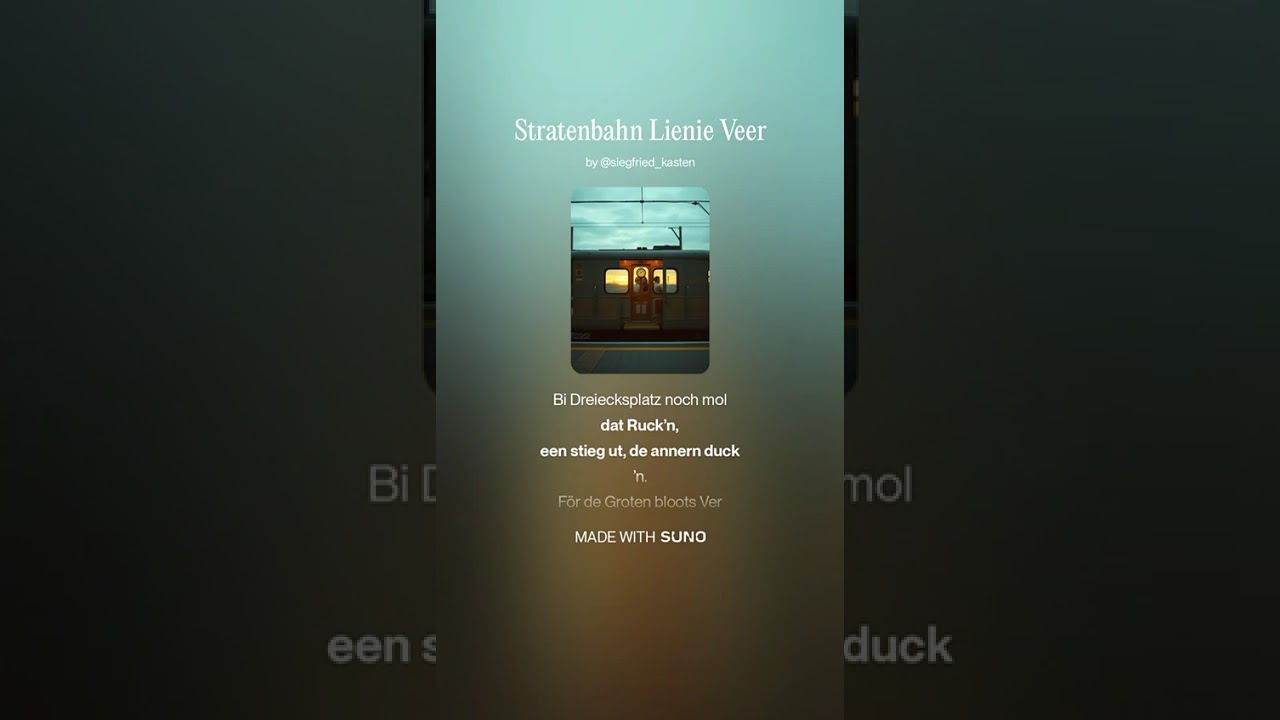 Stratenbahn Linie Veer