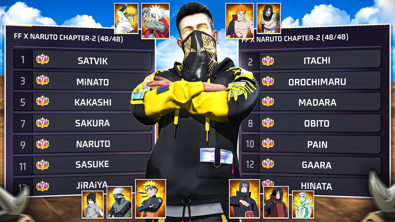 ALL NARUTO BUNDLES IN 1 MATCH | FREE FIRE
