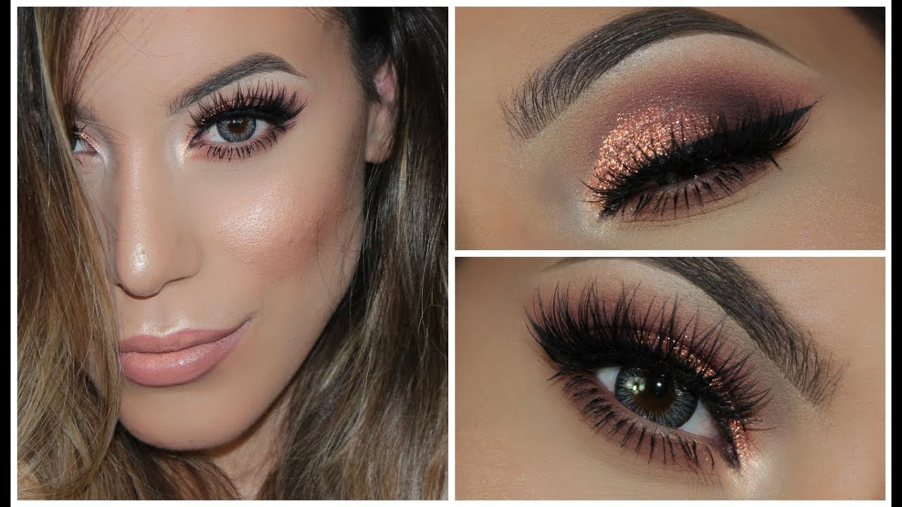 Rose Gold Valentines Makeup | Collab Makeup With Jah | Amys Makeup Box