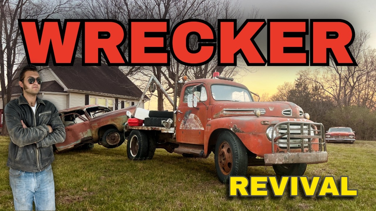 LET&rsquo;S MAKE THIS AWESOME FORD WRECKER RUN AND TOW AGAIN!