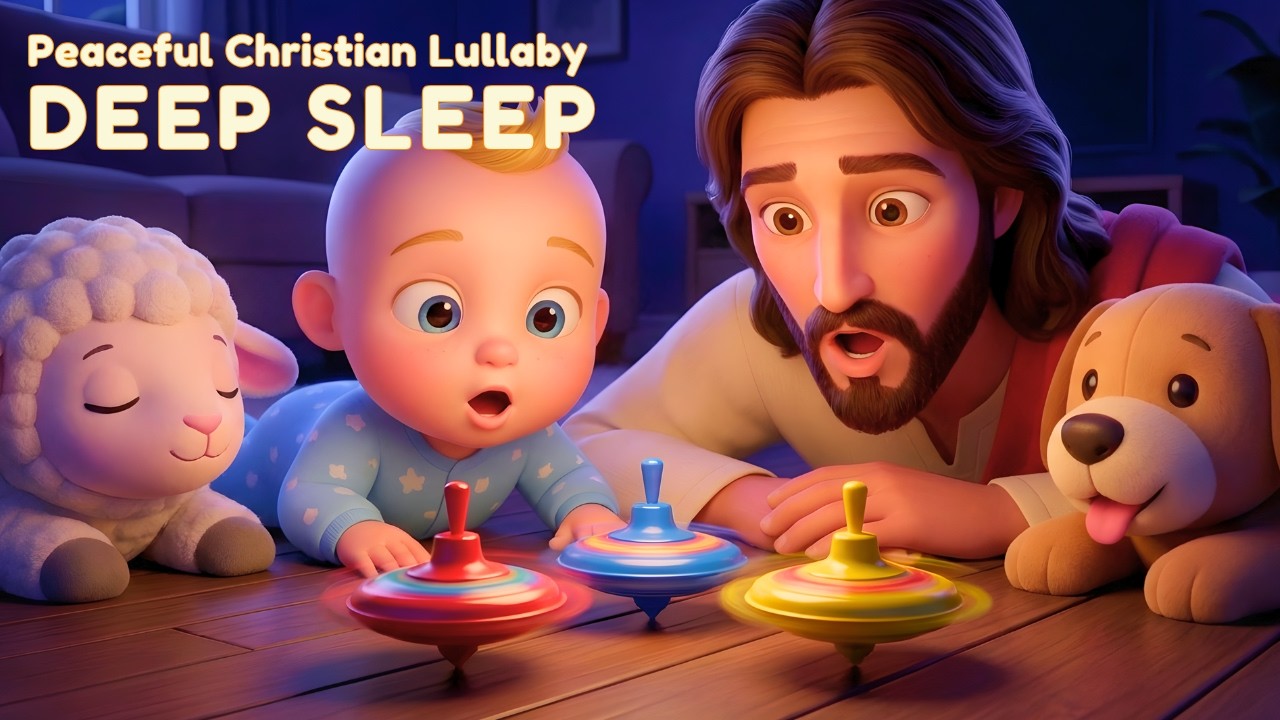 🕊️ Christian Lullabies for Baby Sleep | Calm Night Music with Scriptures