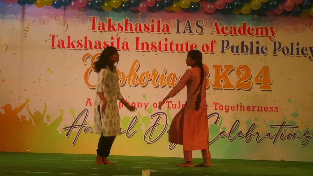 Degree 1st Year Girls  2024 I Takshasila IAS Academy I 10th Annual Day Celebrations I Euphoria 2K24