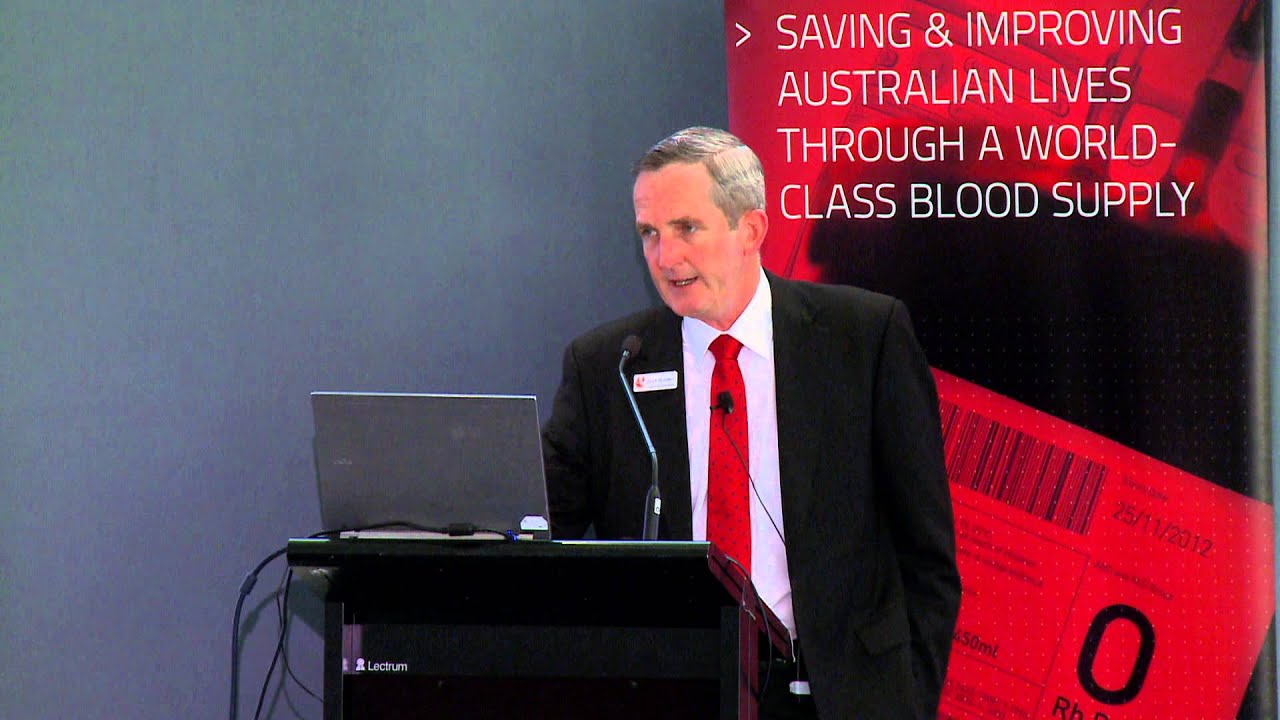 Mr Leigh McJames, Introduction, 2013 National Blood Symposium