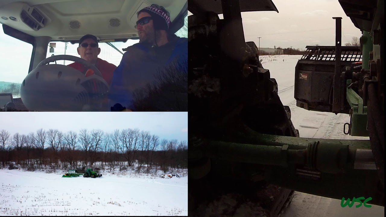 Yankee Springs Snowmobile Association Groomer in action.