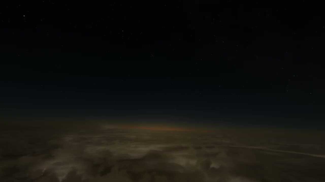 4K HDR Taivaalla 30000 jalan korkeudessa osa 1 / Sky at 30,000 feet, part 1