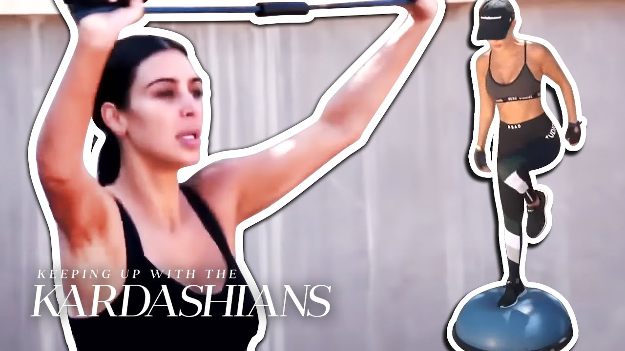 Top 5 Kardashian Workout Moments That Will INSPIRE You | KUWTK | E!