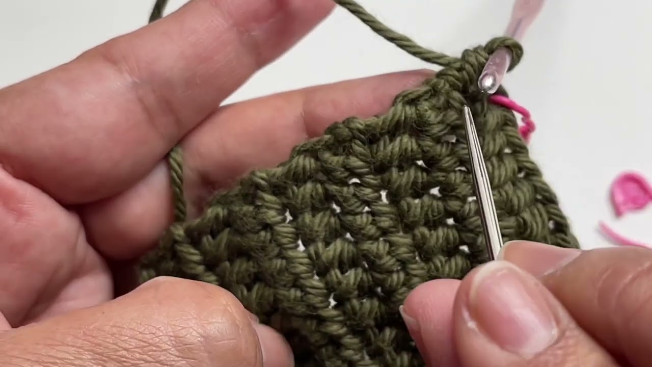 How to Crochet the updated Coat for the Bernie’s Mittens Pattern