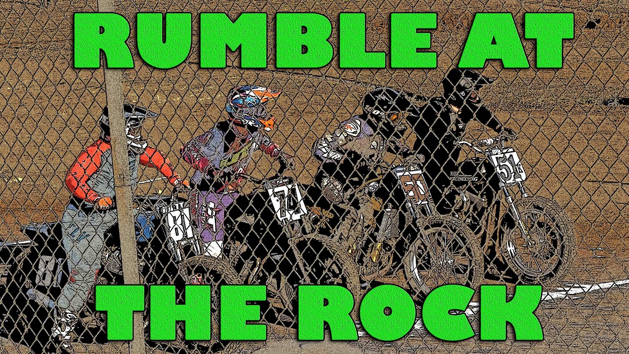 Epic Motorcycle Flat Track Racing! Rumble at the Rock – Castle Rock, WA