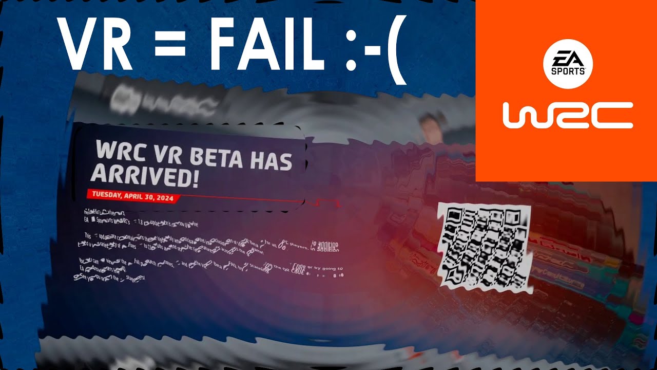 EA Sports WRC - VR mode fail (intense shaking, same as in F1 22&23)