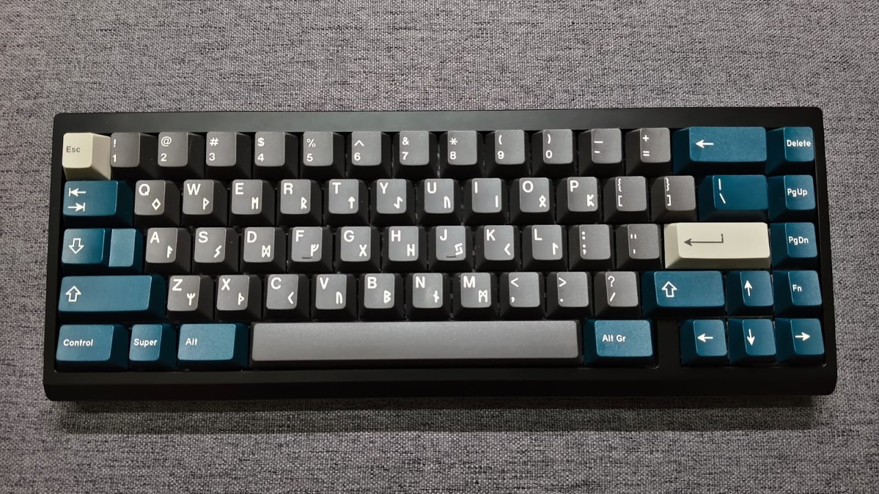 Void65 - Keygeek B1 - CF Plate #asmr #typingtest #customkeyboard #mechanicalkeyboard #keyboard