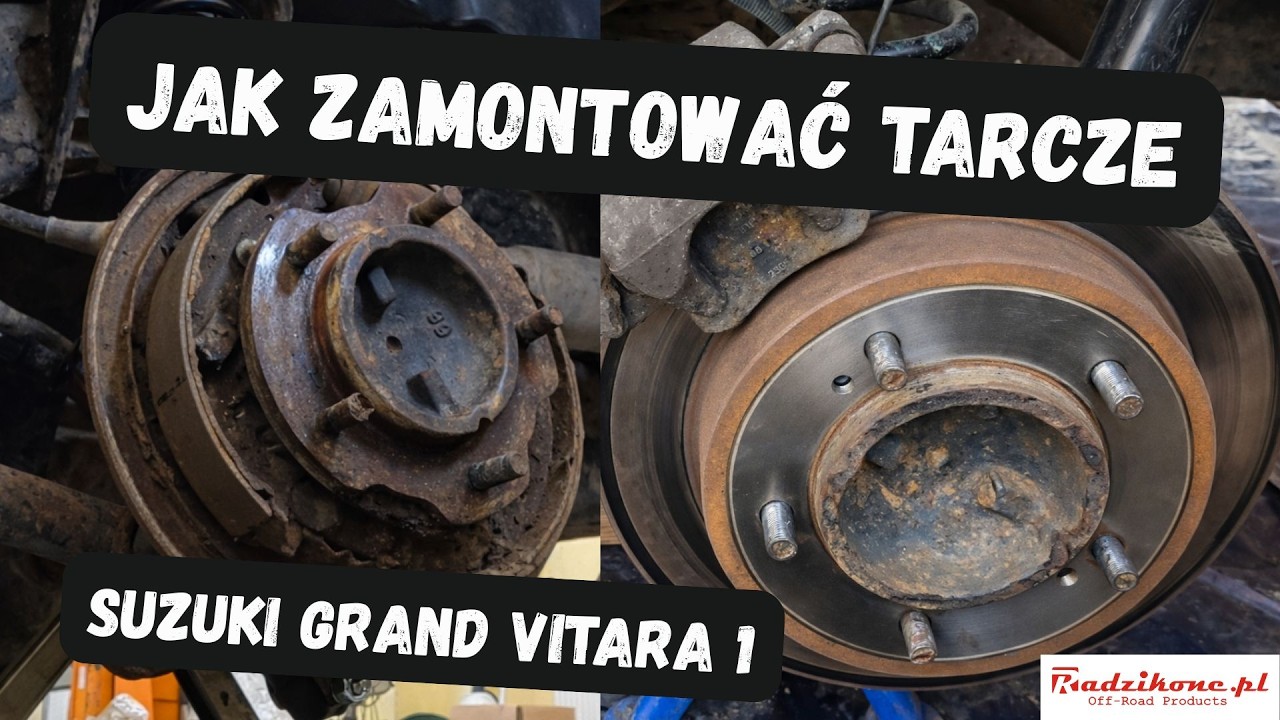 Instrukcja Montażu Kompletu Radzikone do Adaptacji Hamulc&oacute;w Tarczowych Suzuki Grand Vitara 1