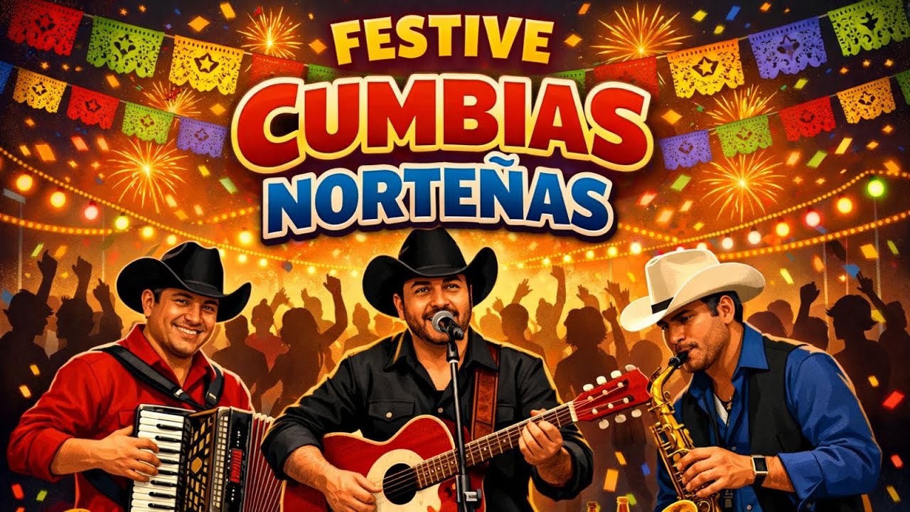 Andrés Landero & Grupo Perla Colombiana - Pueblo Querido 🕺🏽 Cumbias Norteñas del Recuerdo 2026