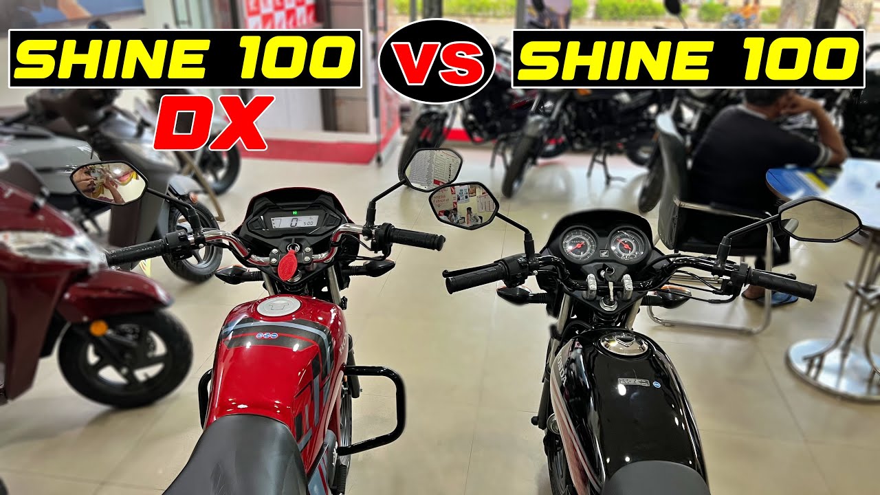 New Honda Shine 100 DX VS Shine 100 Which Is Best 2025