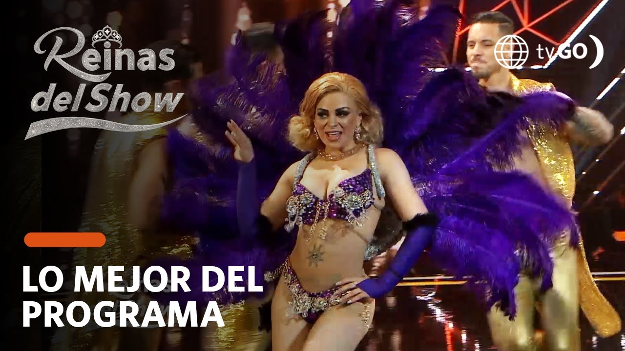 Reinas del Show: Leslie Moscoso imitó a Gisela Valcárcel en su época como vedette (HOY)