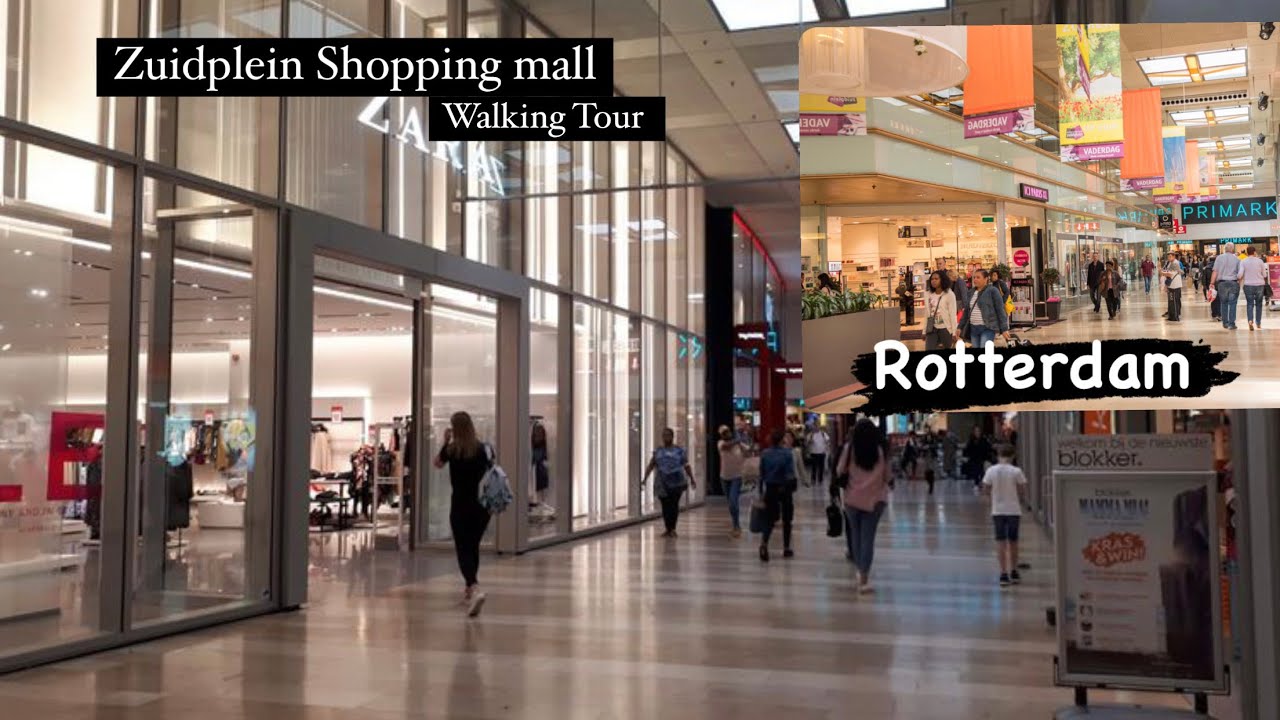 Zuidplein Shopping mall walking tour|Rotterdam|WalkingTour