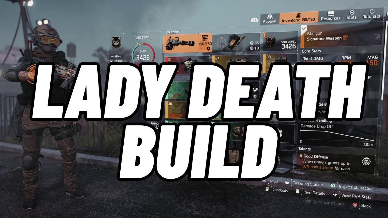 ЛЕДИ СМЕРТЬ - HUNTERS FURY BUILD - THE DIVISION 2