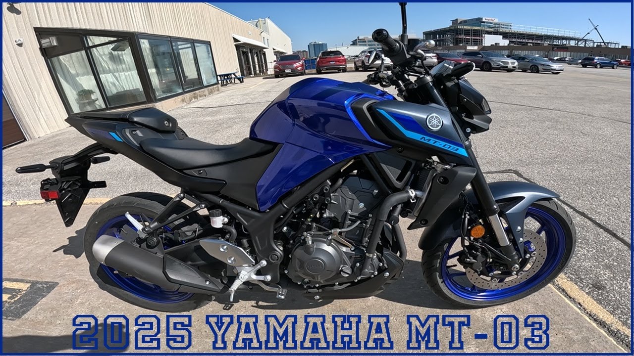 2025 Yamaha MT-03 first ride thoughts. whats new for 2025 series R3 /MT03