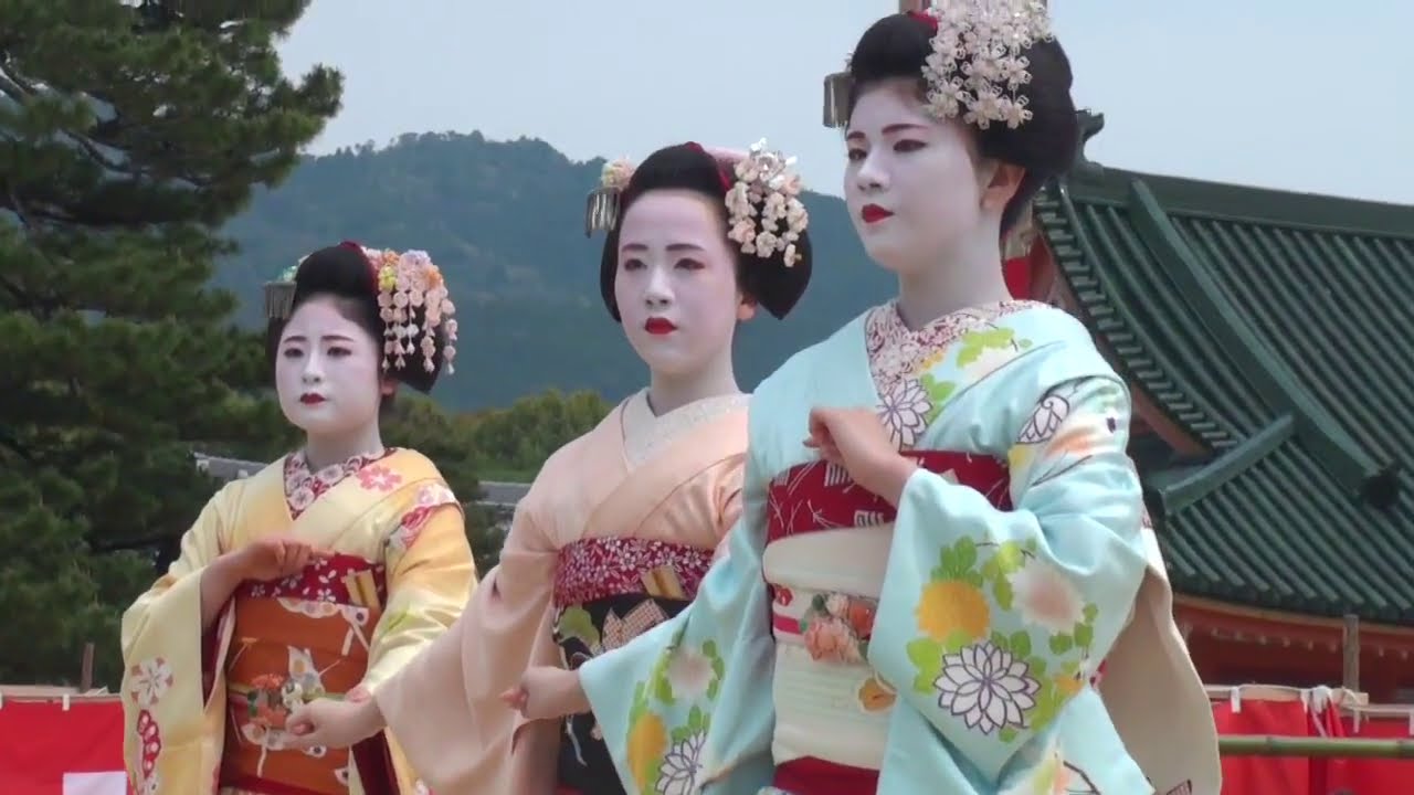 Heian Jingu Festival Annual, Gion Kouta Dedication Maiko Dance - 舞妓