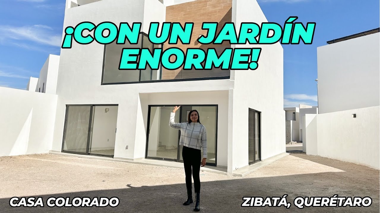 ¡Con un JARDÍN ENORME! 😱 | Zibatá, Querétaro