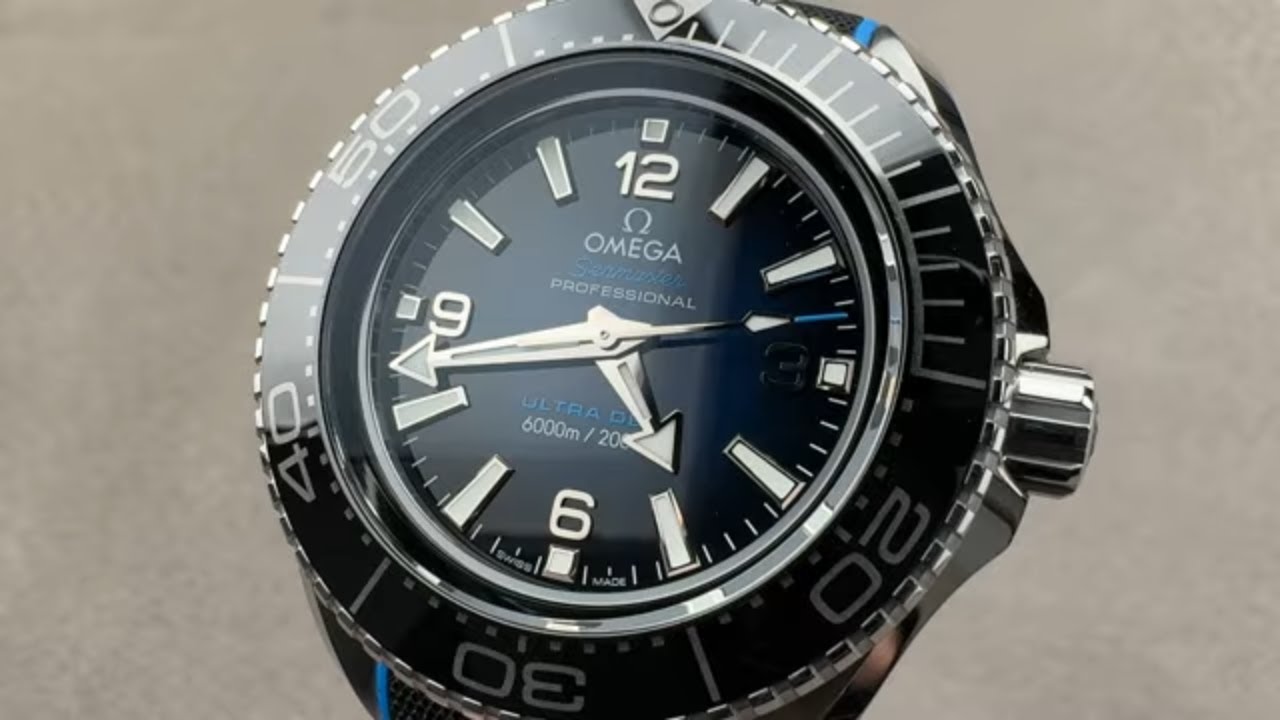 Обзор часов Omega Seamaster Planet Ocean 6000M Ultra Deep 215.32.46.21.03.001 - 46mm O-Megasteel