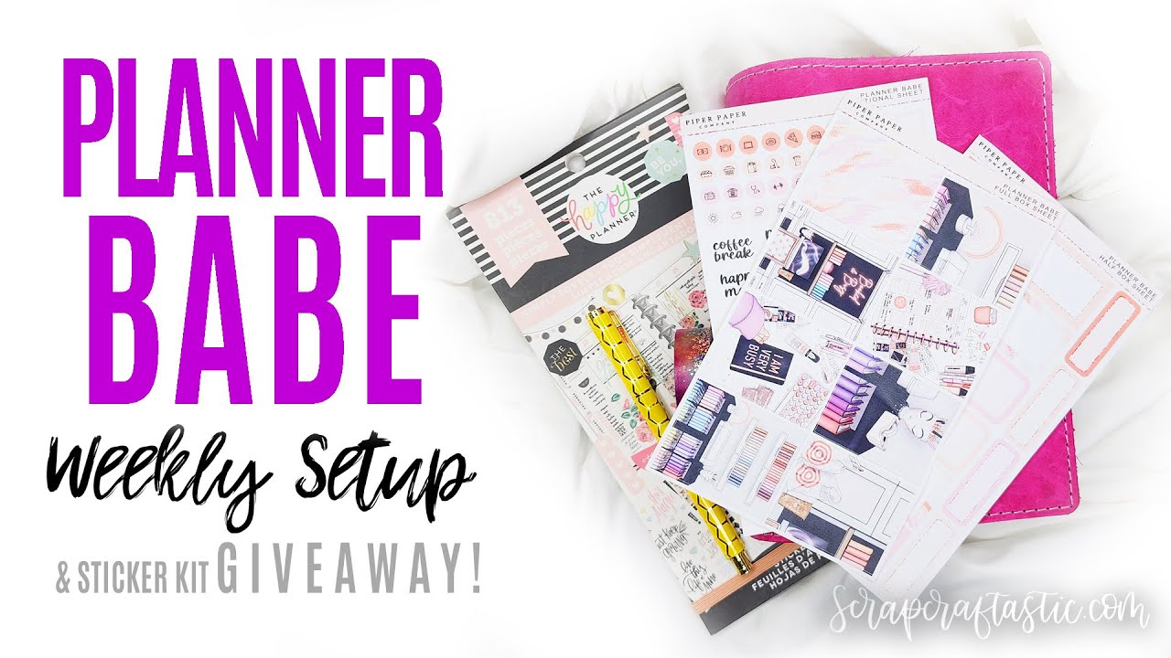 Planner Babe Planner Sticker Kit B6 Stalogy Daily Pages Weekly Setup