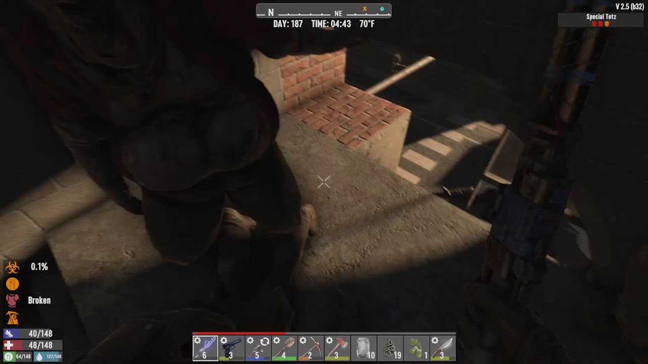 Let's play some 7 Days to Die Lets try and actually cut trees down no matter their size