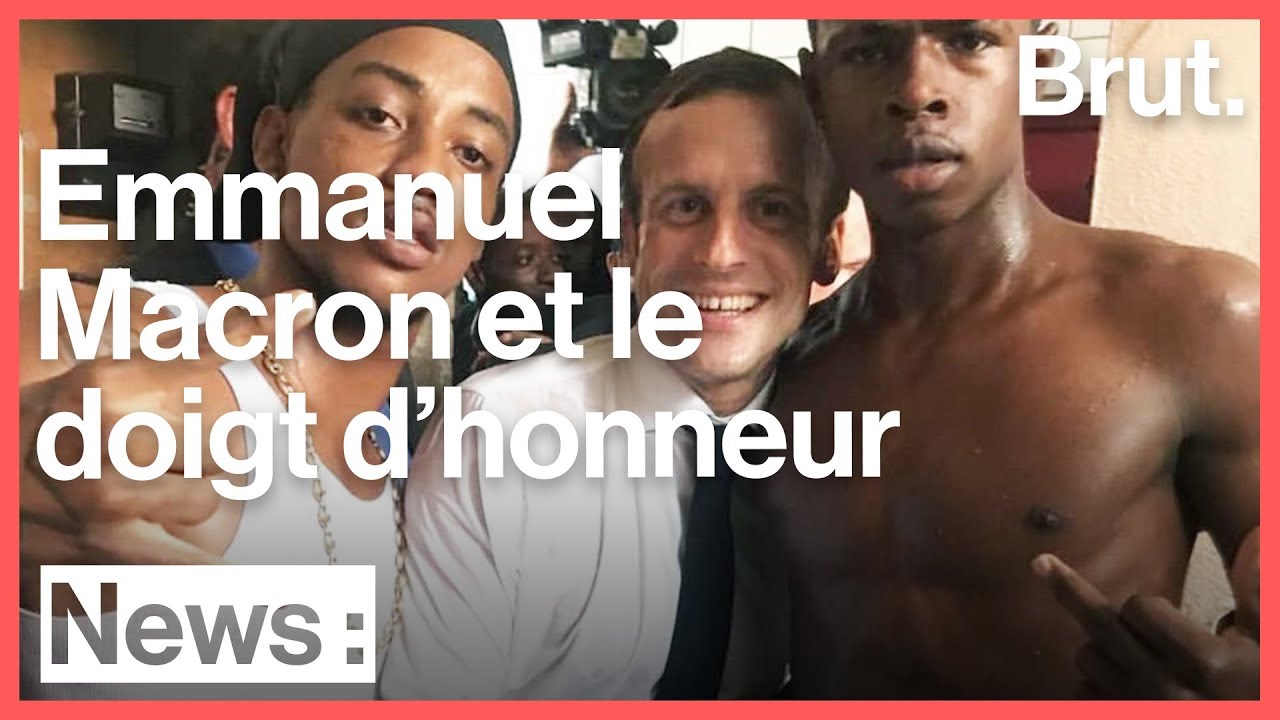 Emmanuel Macron et la polémique du doigt d'honneur