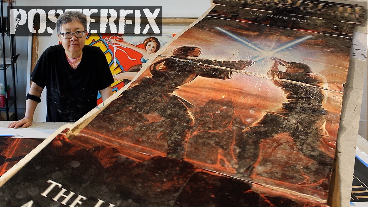 RESTORING - REVENGE of the SITH Play Station 2  2005 POSTER Fix