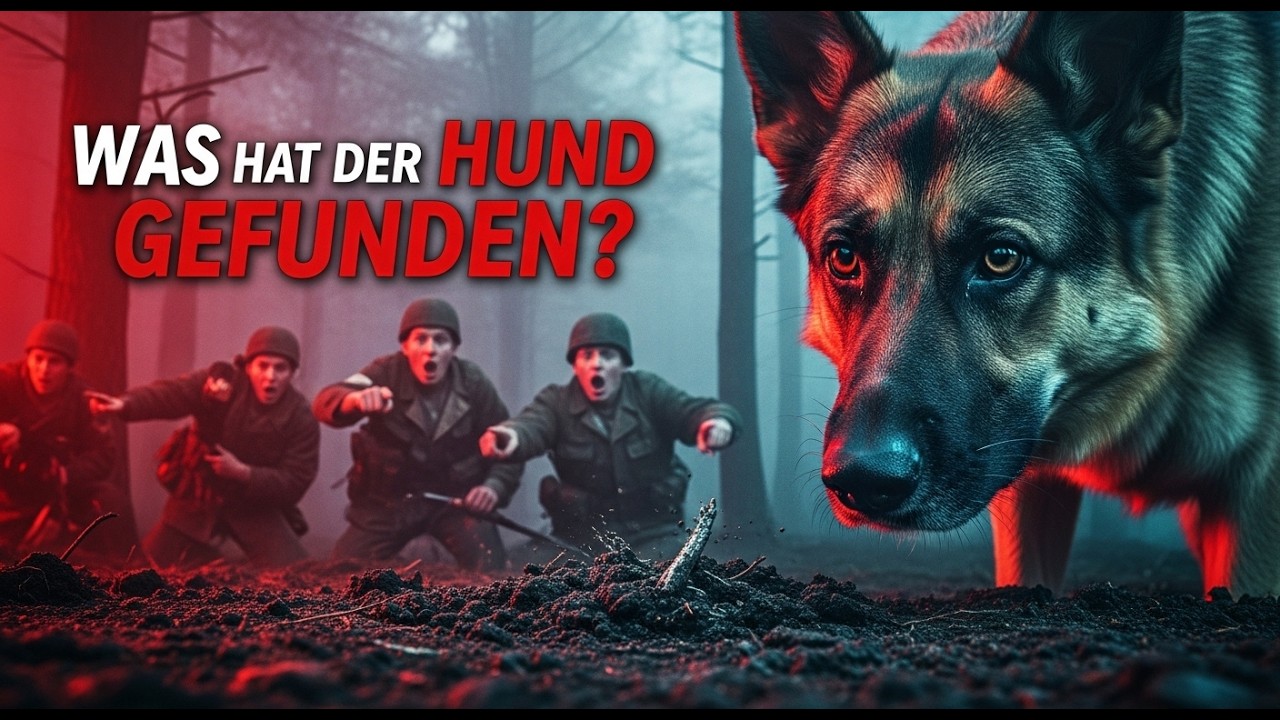 Ein treuer Schäferhund folgte einer seltsamen Spur, Ein verborgenes Geheimnis wurde im Wald entdeckt